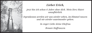 Traueranzeige von Erich Hoffranzen von trierischer_volksfreund