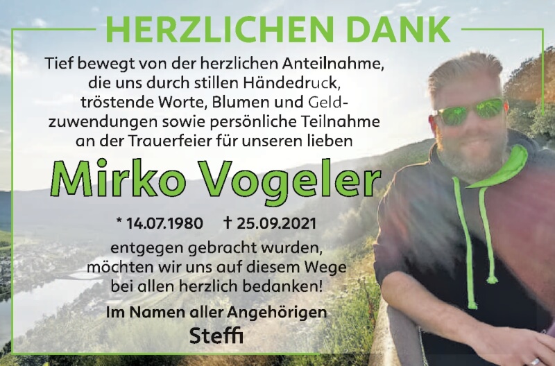  Traueranzeige für Mirko Vogeler vom 27.11.2021 aus trierischer_volksfreund