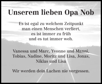 Traueranzeige von Norbert Moßmann von trierischer_volksfreund