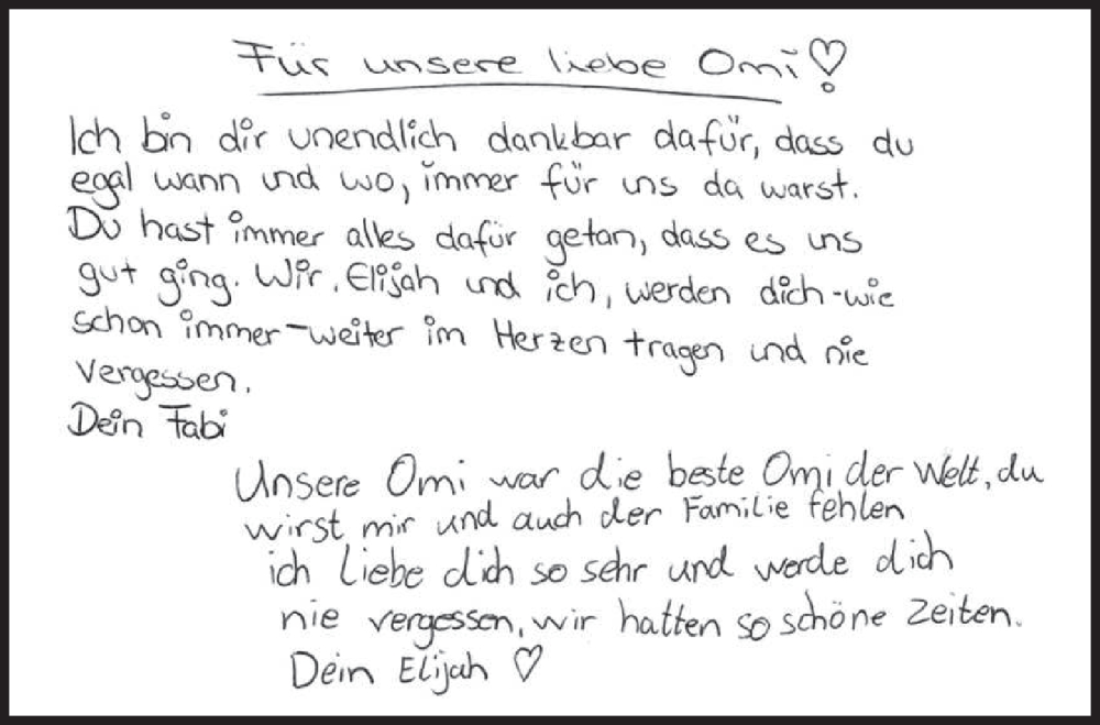  Traueranzeige für In Gedenken  vom 18.11.2023 aus trierischer_volksfreund