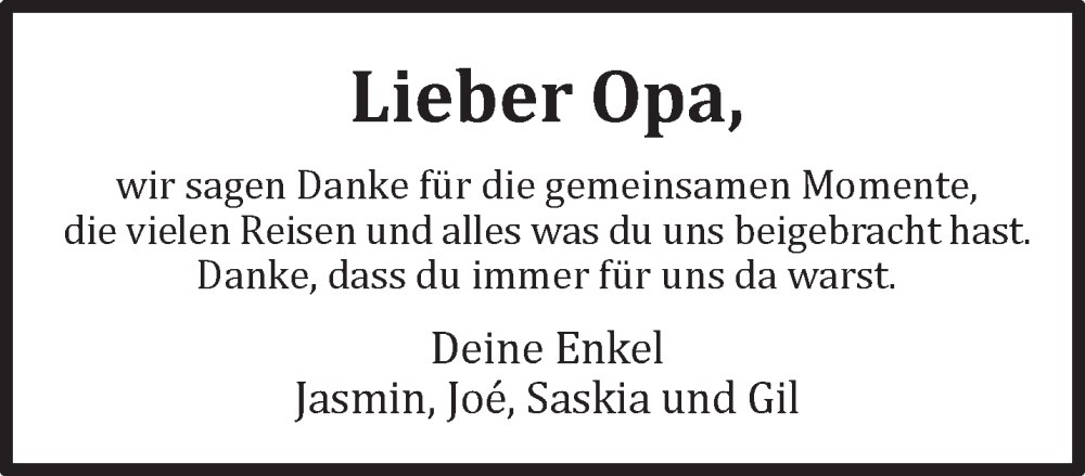  Traueranzeige für Karl Koch vom 28.12.2023 aus trierischer_volksfreund