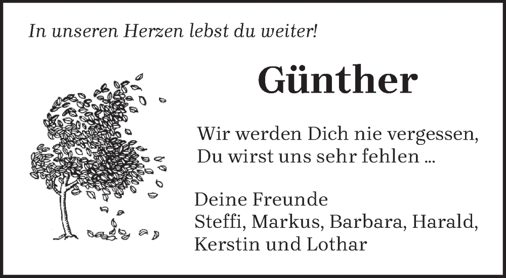  Traueranzeige für Günther Hochreiter vom 01.02.2023 aus trierischer_volksfreund