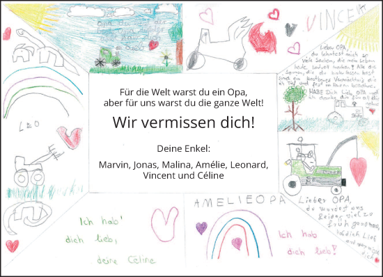 Traueranzeige von Wir vermissen dich!  von trierischer_volksfreund