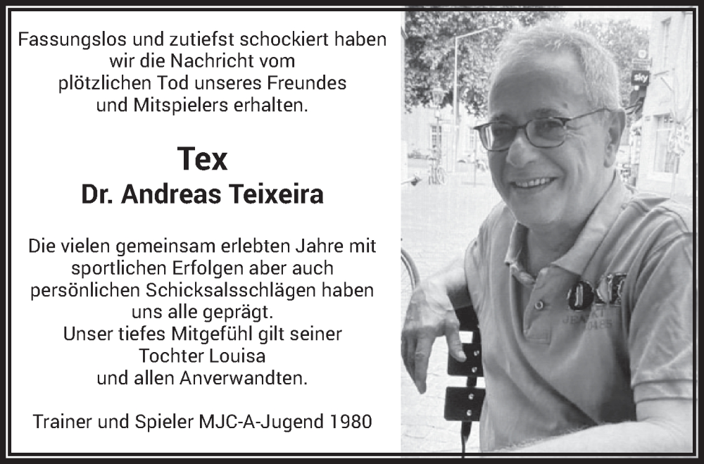  Traueranzeige für Andreas Teixeira vom 21.12.2024 aus trierischer_volksfreund